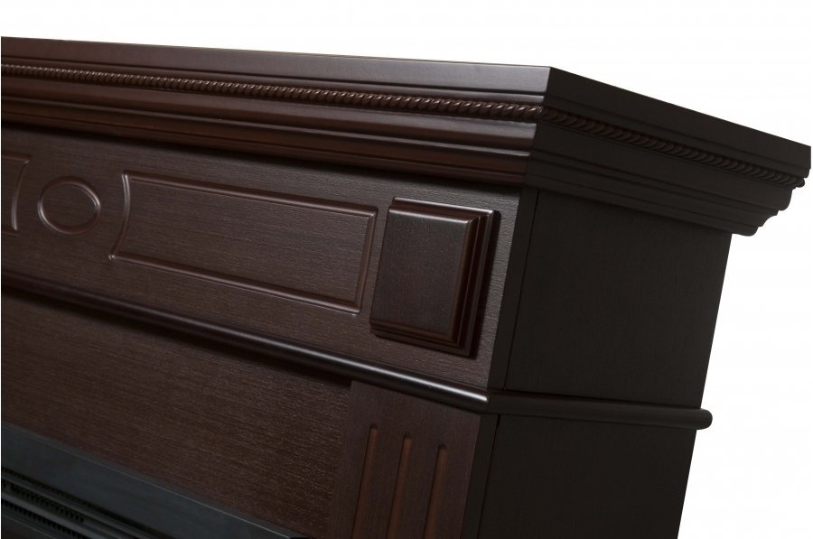 Классический портал для камина Electrolux Bianco Classic Темный дуб